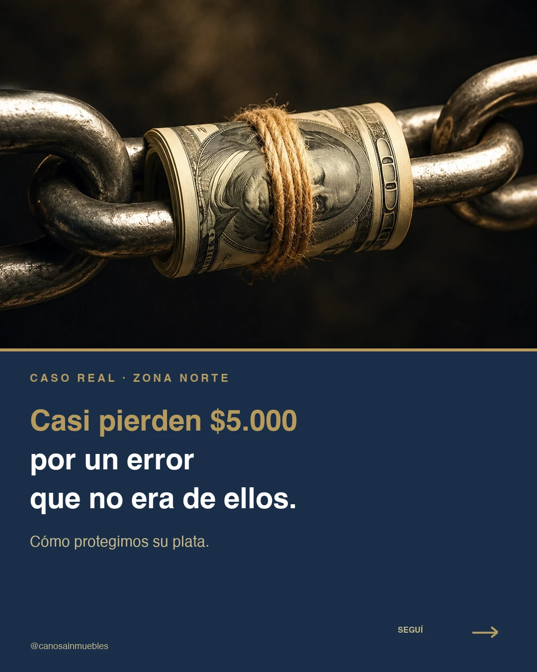 Casi pierden $5.000 por un error que no era de ellos.